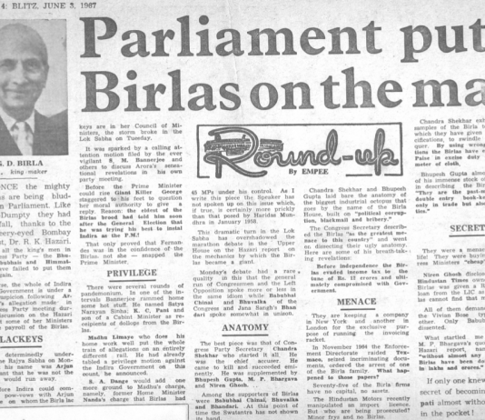 Parliament Puts Birlas on the Mat