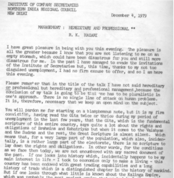 Management: Hereditary and Professional