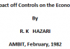 Impact off Controls on the Economy