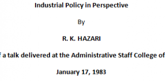 Industrial Policy in Perspective