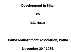 Development in Bihar