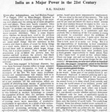 India as a Major Power in the 21st Century