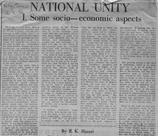 National Unity