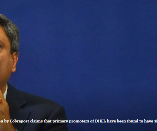 Cobrapost Claims DHFL Siphoned Off Rs 31,000 Cr of Public Money