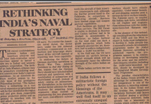 Rethinking India’s Naval Strategy