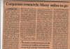 Corporate Research: Many Miles To Go