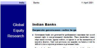 Indian Banks: Corporate Governance — Miles To Go