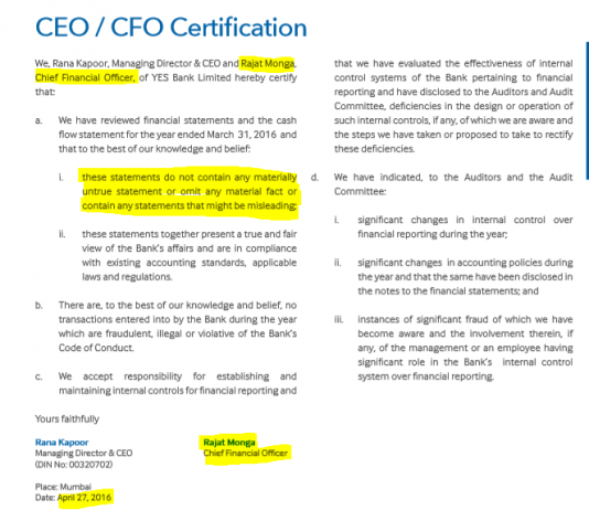 Yes Bank – All That Glitters Is Not Gold