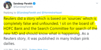 Can a Director of HDFC Bank Comment on Bank Matters in His “Personal Capacity”?