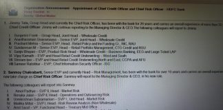 HDFC Bank: Honey, I Shrunk the Chief Risk Officer