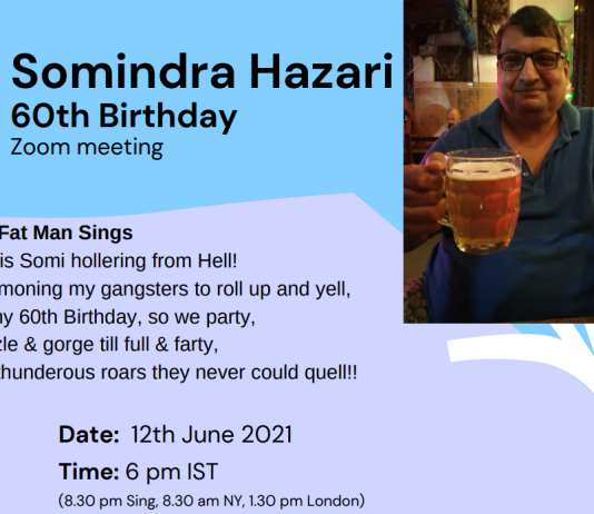 Somi Hazari’s 60th Birthday