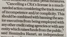 Fixing India’s Creeking Credit Rating Systems