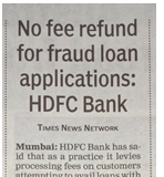 The Mystery of Why Rejected Applicants Paid HDFC Bank ‘Processing Fees’