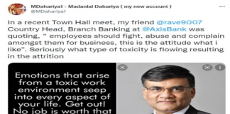 Axis Bank’s Toxic Call to Staff to Fight, Abuse, and Undermine One Another in Pursuit of Business