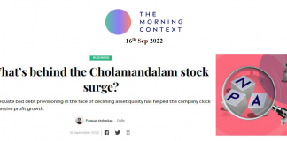 What’s behind the Cholamandalam stock surge?