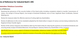 The Need to Reactivate the Stakeholders’ Relationship Committee in the Wake of the IndusInd Bank Fiasco