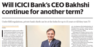 Will ICICI Bank’s Chief Stay Another Term? The Market Wants To Know